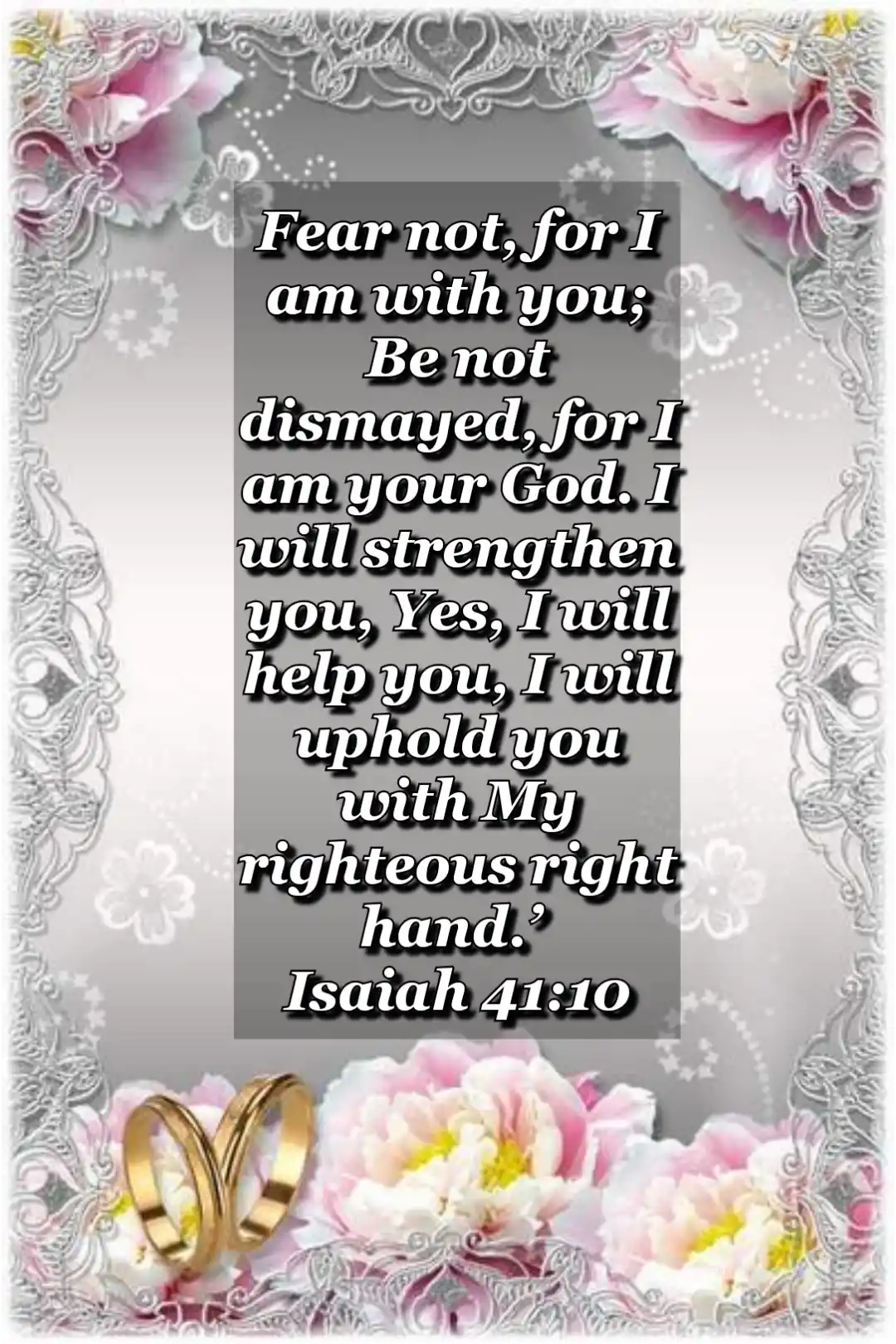 bible verses wallpaper about healing (Isaiah 41:10)