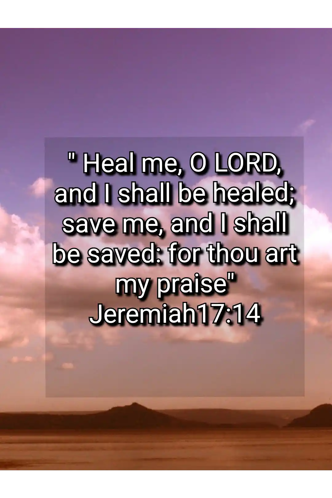 bible verses wallpaper about healing Jeremiah 17:14)