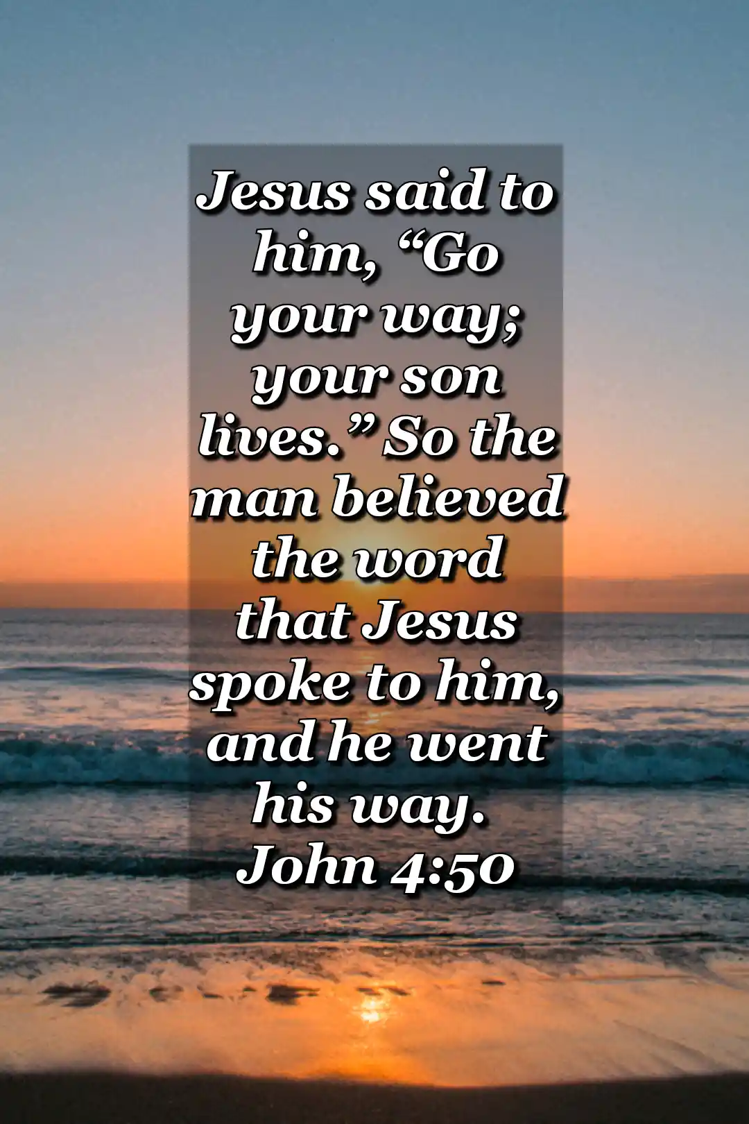 bible verses wallpaper about healing (John 4:50)