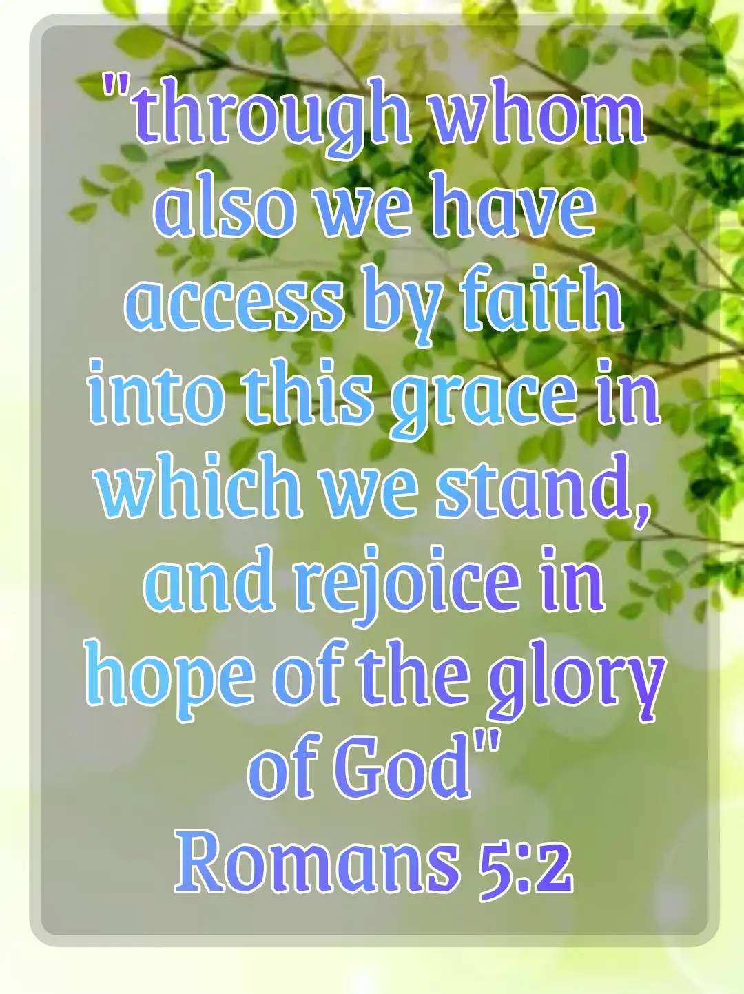 bible verses on faith and hope (Romans 5:2) (2)