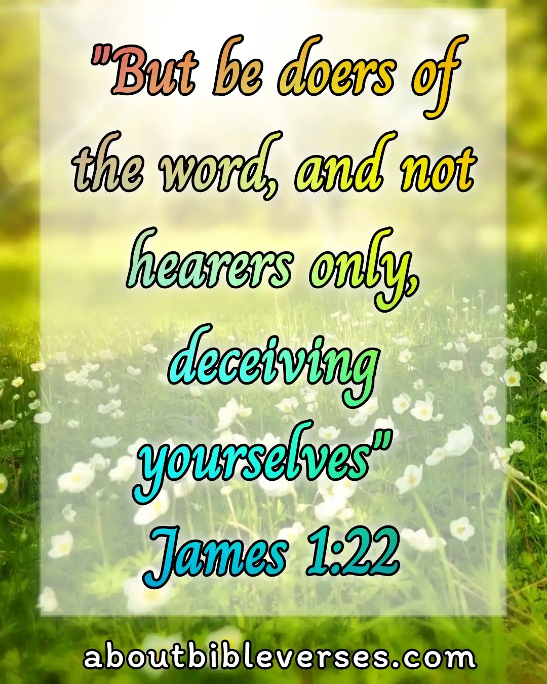 Bible Verses About Consequences Of Disobedience (James 1:22)