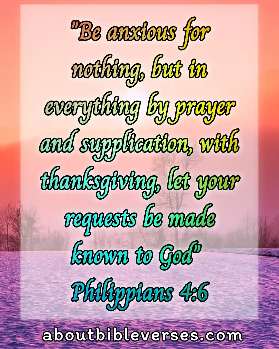 Applying Scripture To Everyday Life (Philippians 4:6)