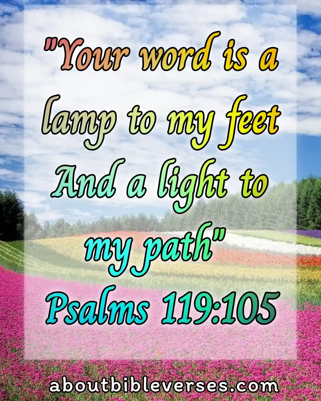 Bible Verses For Career Success (Psalm 119:105)
