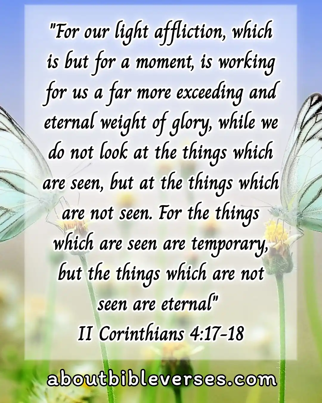 bible verses positive thinking (2 Corinthians 4:17-18)