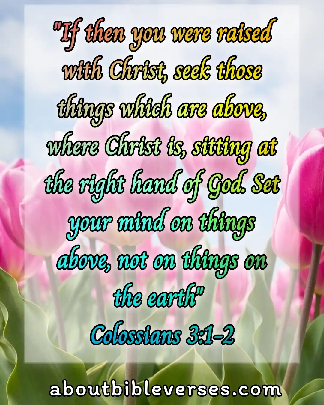bible verses positive thinking (Colossians 3:1-2)