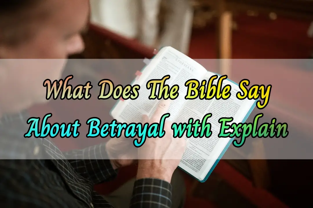 bible verses about betrayal