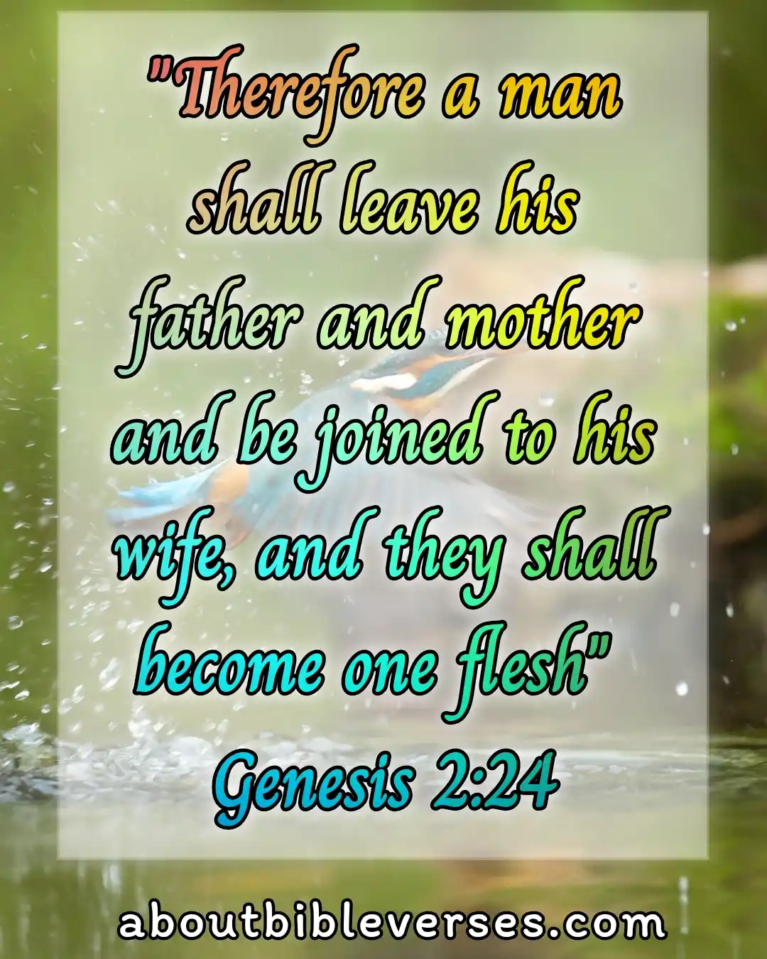 Bible Verses About Abuse In Marriage (Genesis 2:24)