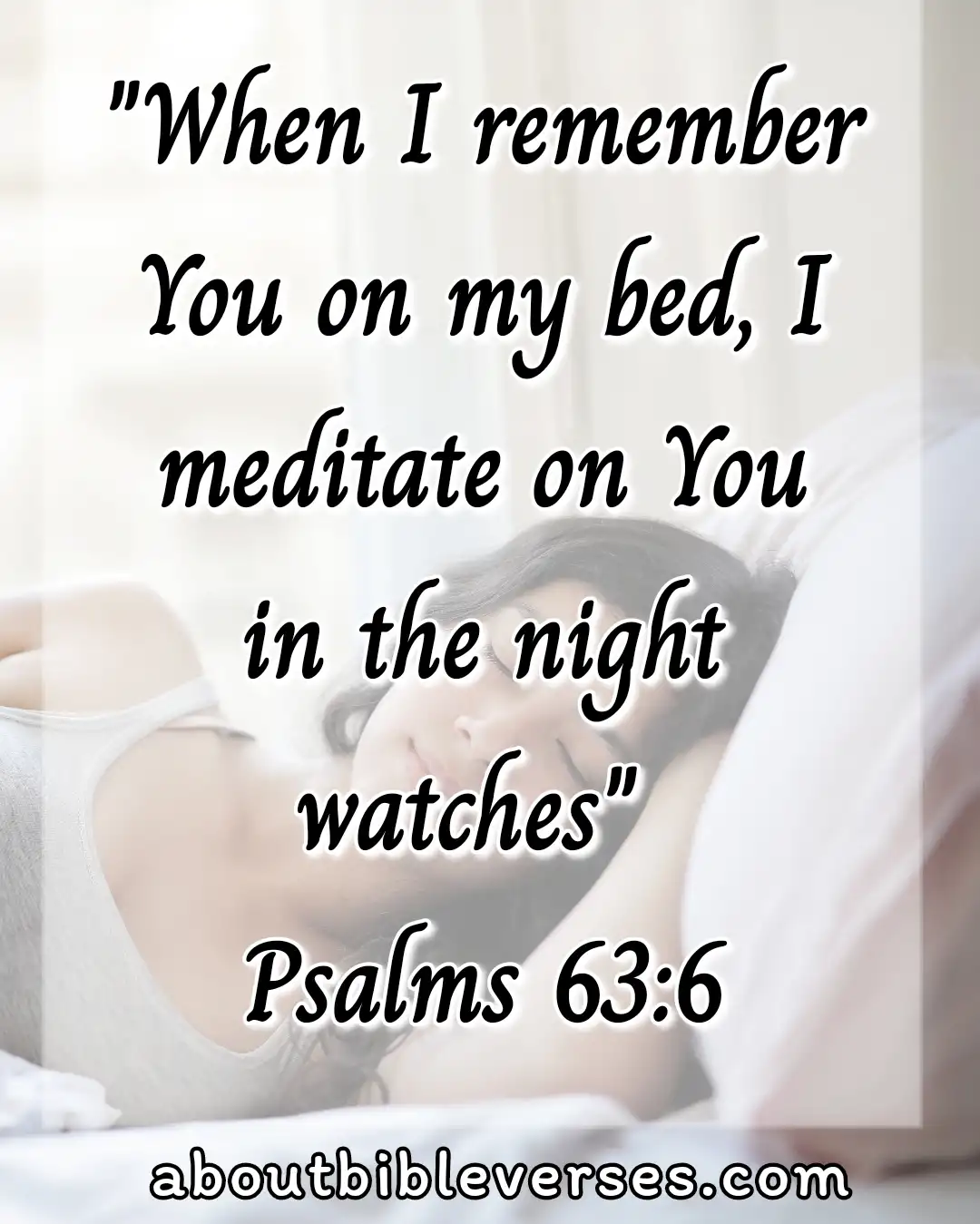 GoodNight Bible Verses (Psalm 63:6)