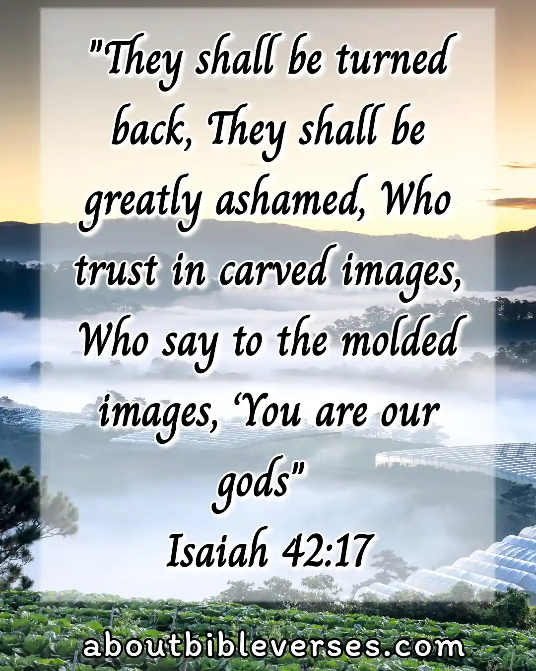 bible verses about idolatry (Isaiah 42:17)