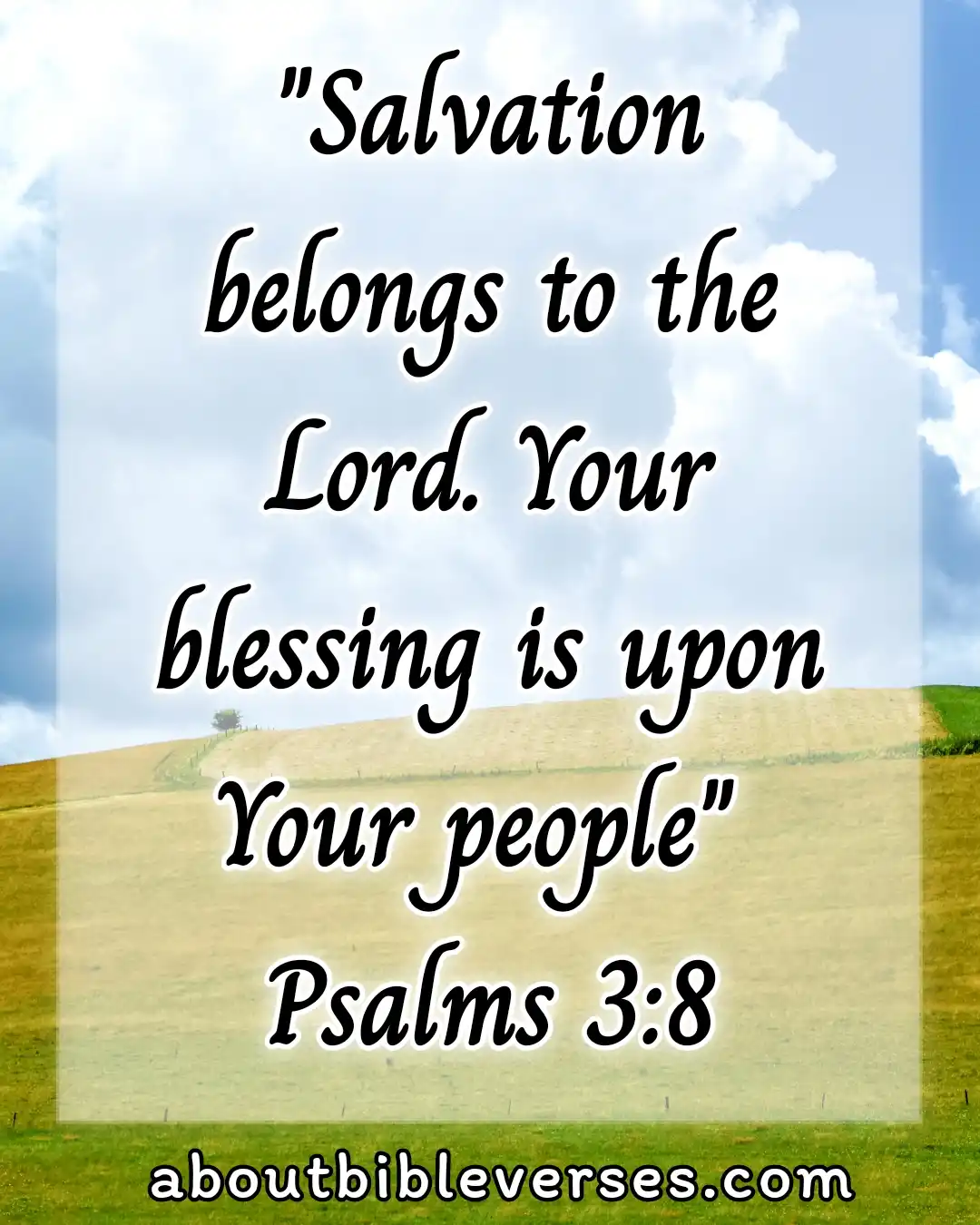 bible verses blessings from God (Psalm 3:8)