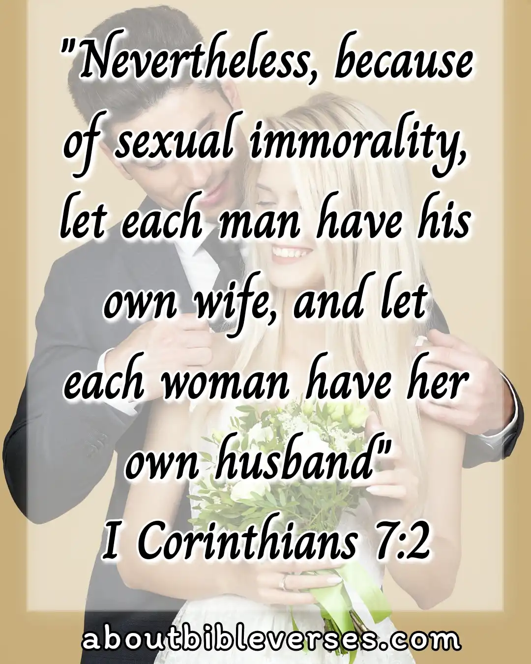 Bible Verses About Fornication (1 Corinthians 7:2)