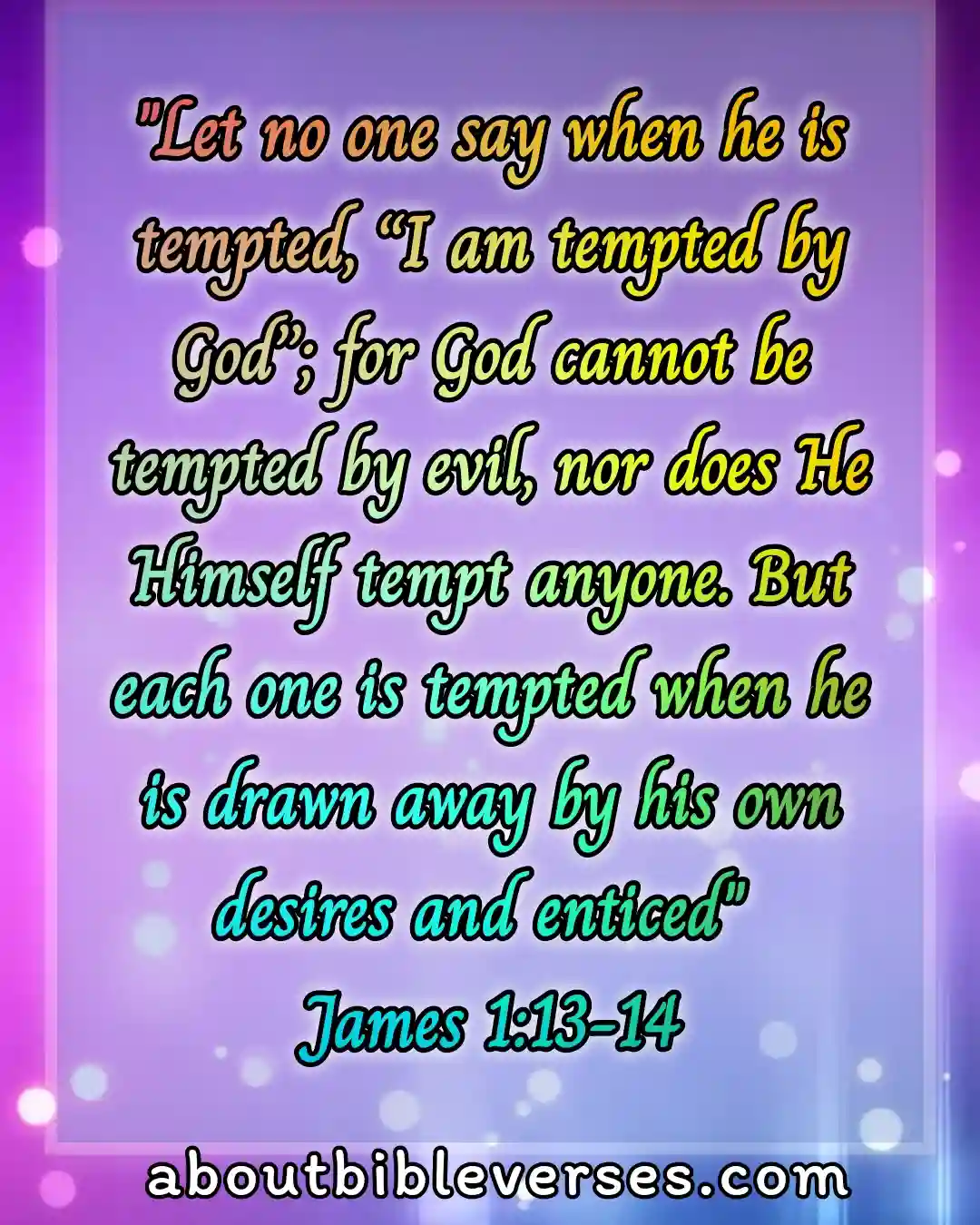 temptation bible verses