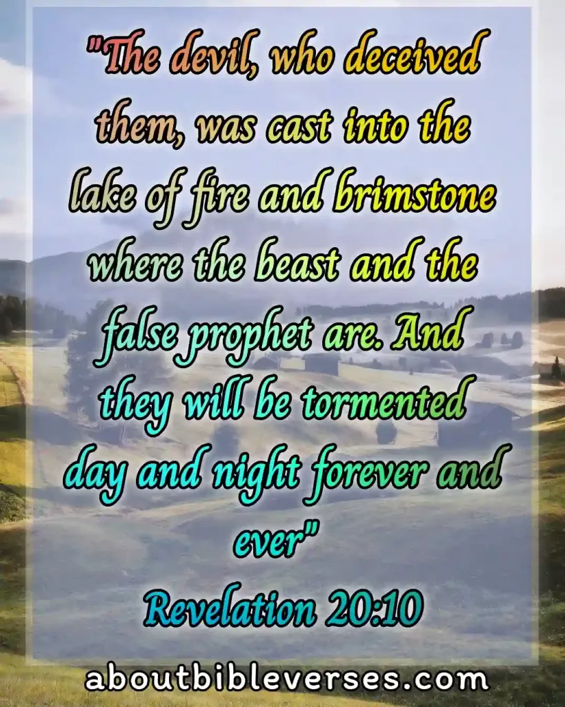 bible verses about eternal death (Revelation 20:10)