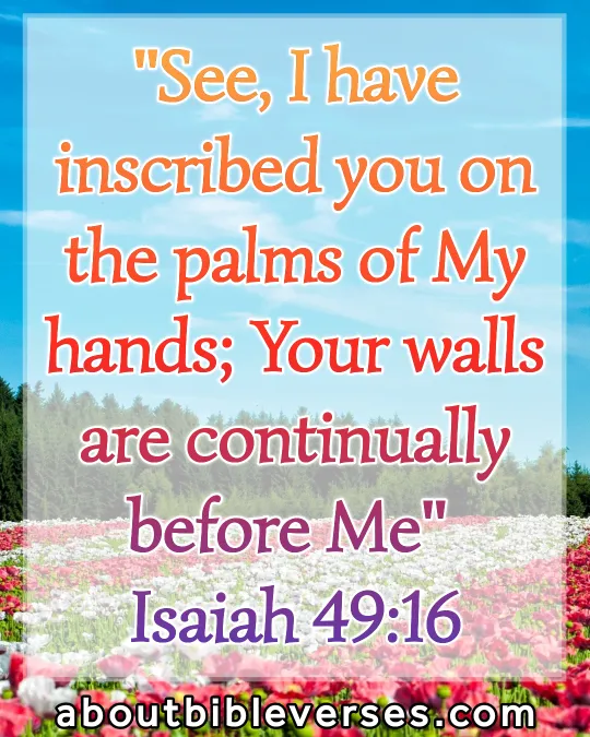 Today Bible Verse (Isaiah 49:16)