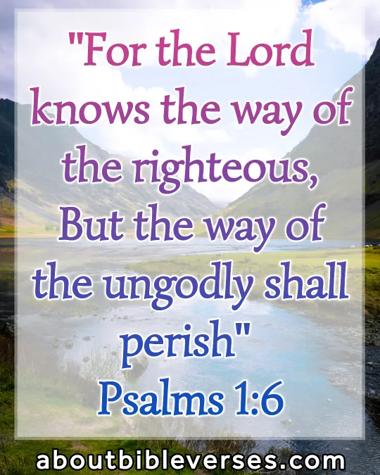 bible verses god will make a way (Psalm 1:6)