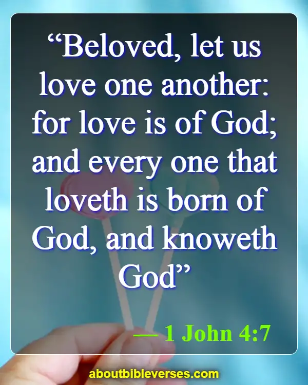 Bible Verses For Hate The Sin Love The Sinner (1 John 4:7)