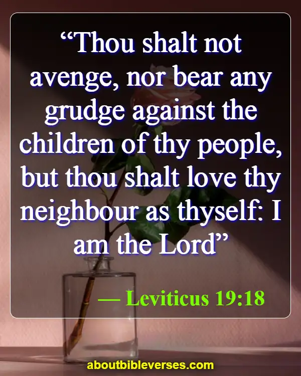 Bible Verses About Conflict Resolution (Leviticus 19:18)