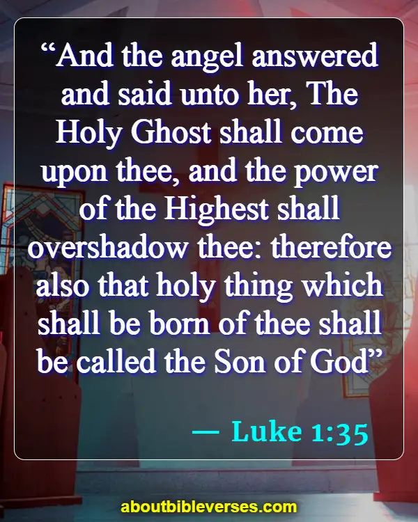 Today's Bible Verse (Luke 1:35)