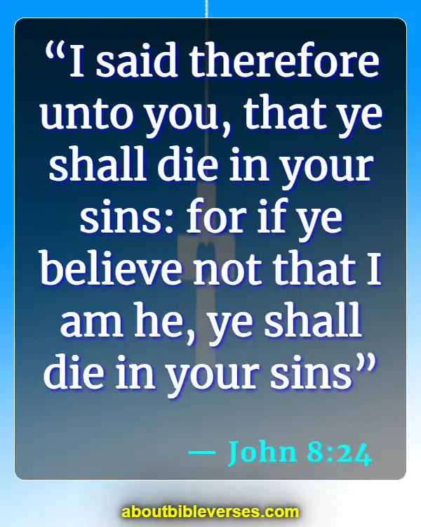 bible verses about faith (John 8:24)
