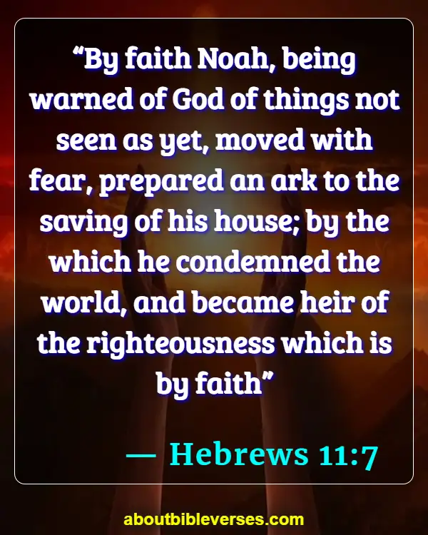 bible verses about faith (Hebrews 11:7)