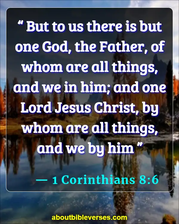 Bible Verses About The Trinity (1 Corinthians 8:6)
