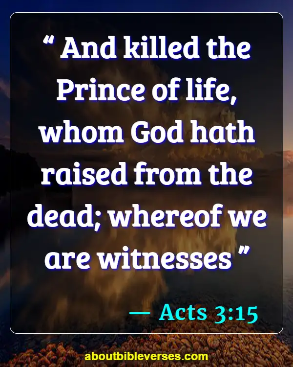 Bible Verses About Resurrection Of Jesus (Acts 3:15)