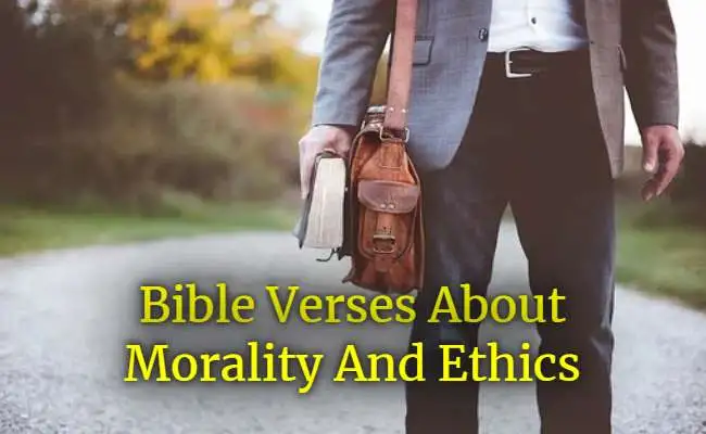 Bible Verses About Morality And Ethics