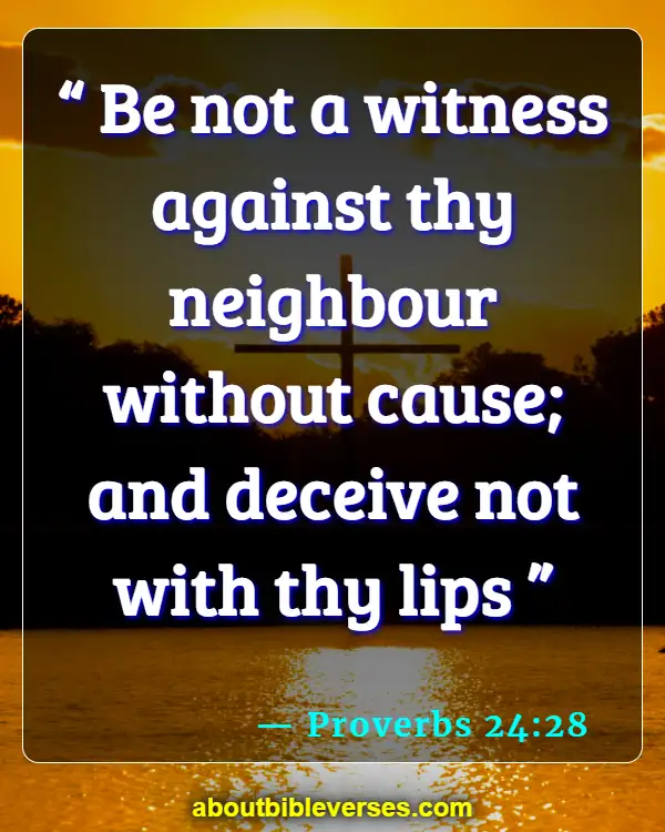 Bible Verses About Someone Taking Advantage Of You (Proverbs 24:28)