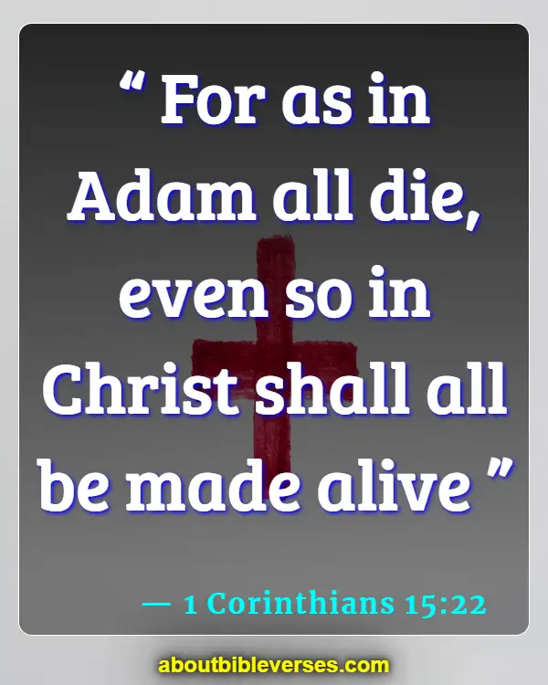 Bible Verses About Celebrating Life After Death (1 Corinthians 15:22)