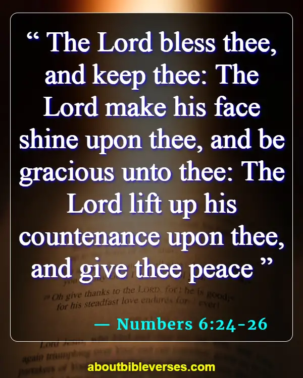 Happy Morning Tuesday Blessings Bible Verse (Numbers 6:24-26)
