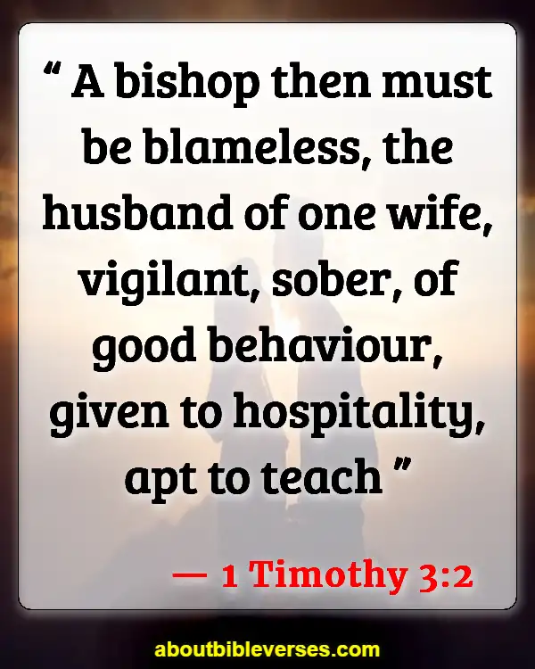 Bible Verses About A Good Husband (1 Timothy 3:2)