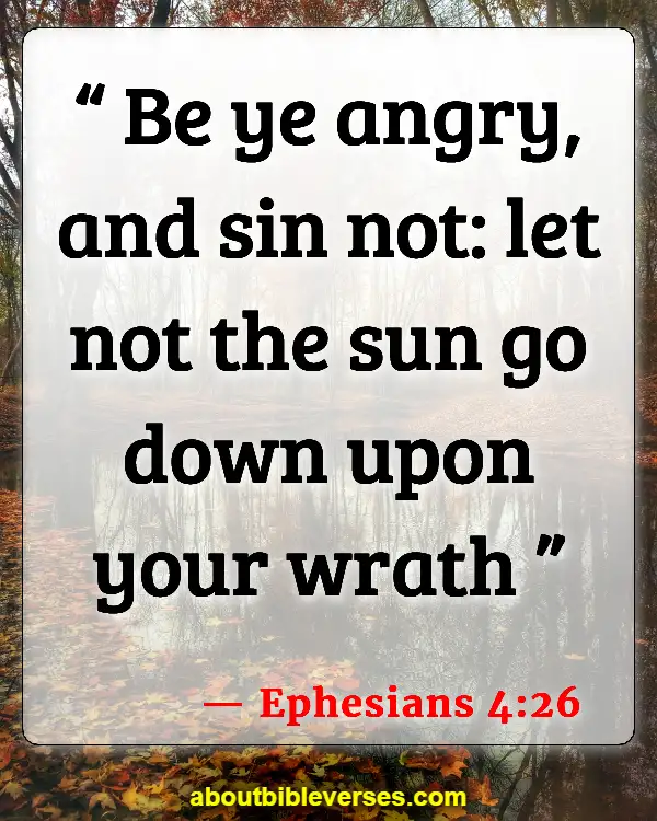 Bible Verses About Conflict Resolution (Ephesians 4:26)