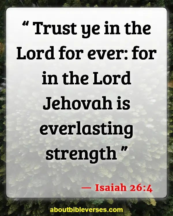 Wednesday Morning Bible Verses (Isaiah 26:4)