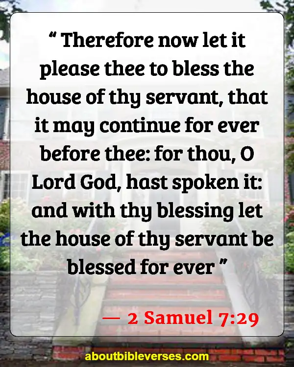 Bible Verses About New Home (2 Samuel 7:29)
