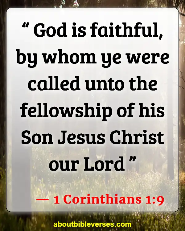 Bible Verses About Partnership With God (1 Corinthians 1:9)