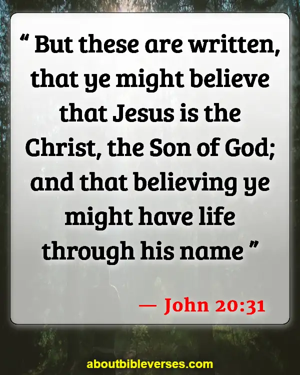 Bible Verses On Assurance Of Salvation (John 20:31)