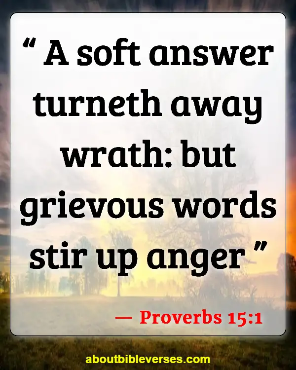 Bible Verses About Gossip And Drama (Proverbs 15:1)