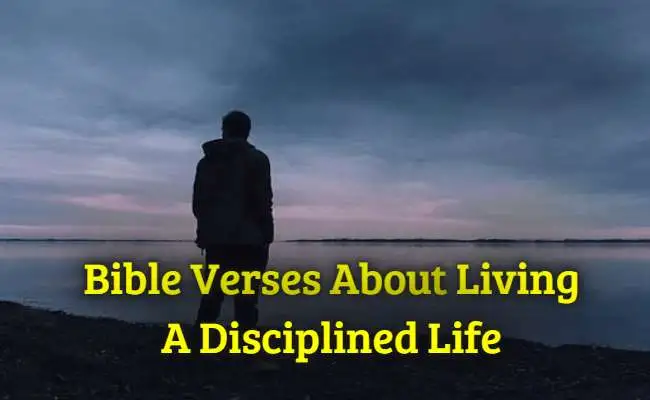 Bible Verses About Living A Disciplined Life