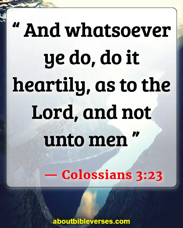 Bible Verses About Treasure In Heaven (Colossians 3:23)