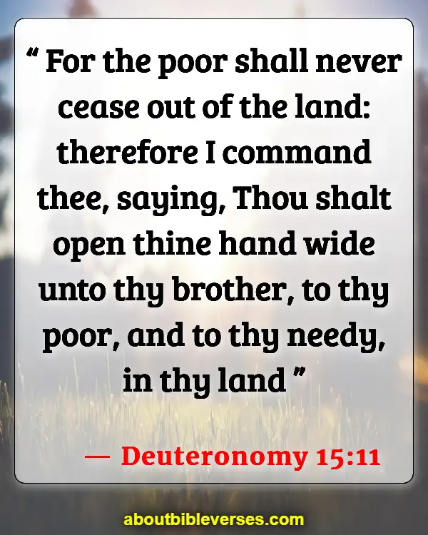 Bible Verses About Treasure In Heaven (Deuteronomy 15:11)