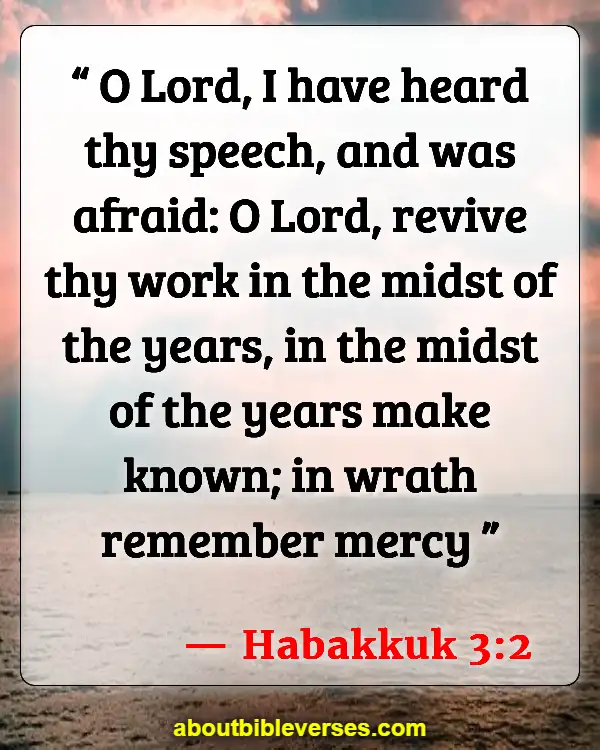 Monday Blessings Bible Verses (Habakkuk 3:2)