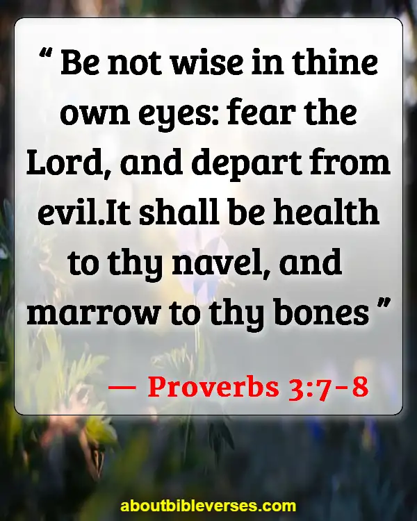 Monday Blessings Bible Verses (Proverbs 3:7-8)