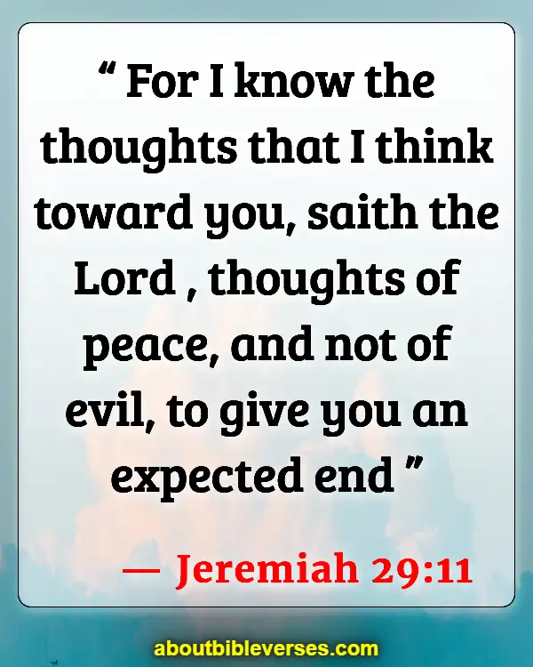Bible Verses About Self-Awareness (Jeremiah 29:11)