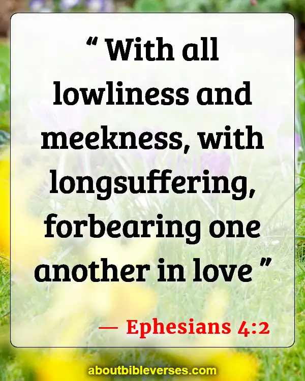 Bible Verses About Letting Go Of Someone You Love (Ephesians 4:2)
