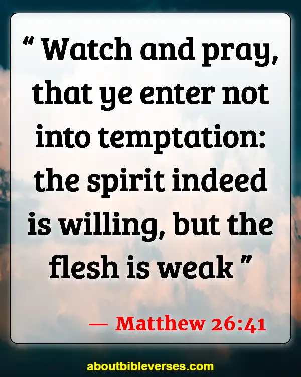 Bible Verses About Fall (Matthew 26:41)
