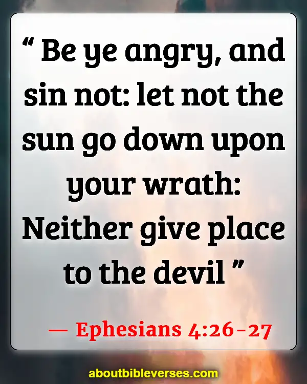 Bible Verses About The Devil Stealing Your Joy (Ephesians 4:26-27)