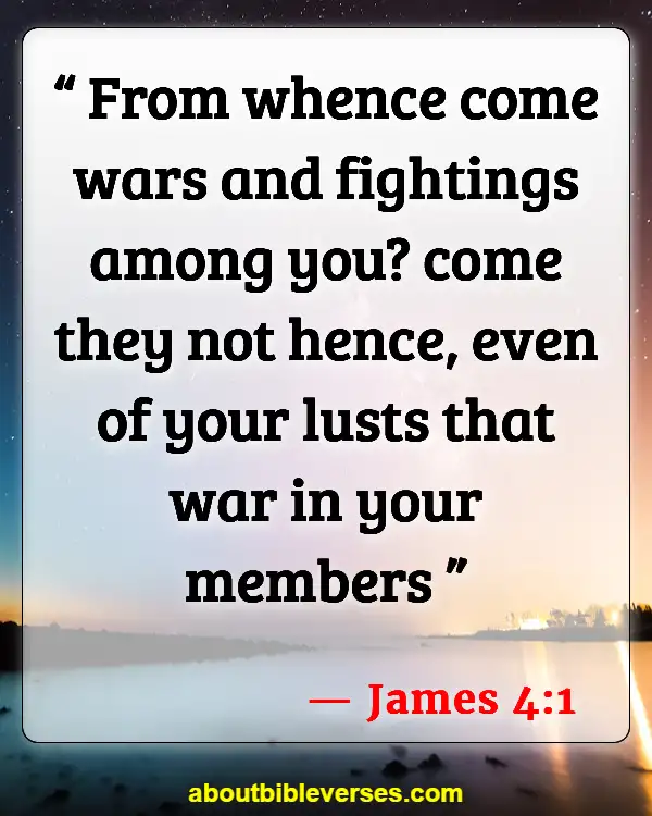 Bible Verses About Strife (James 4:1)