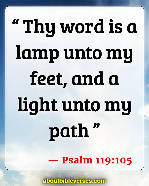 Bible Verses About Renewing Your Mind (Psalm 119:105)