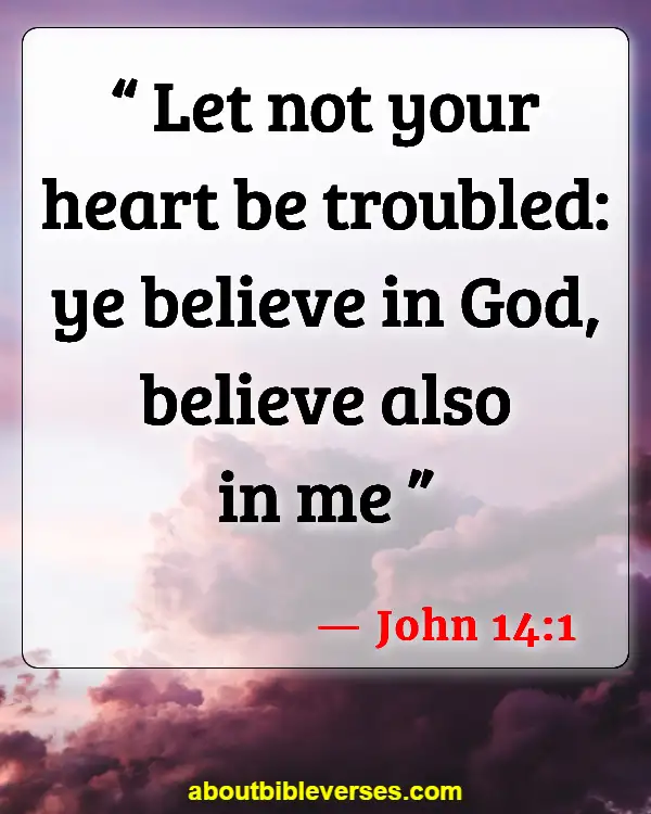 Bible Verses About Staying Calm And Trusting God (John 14:1)