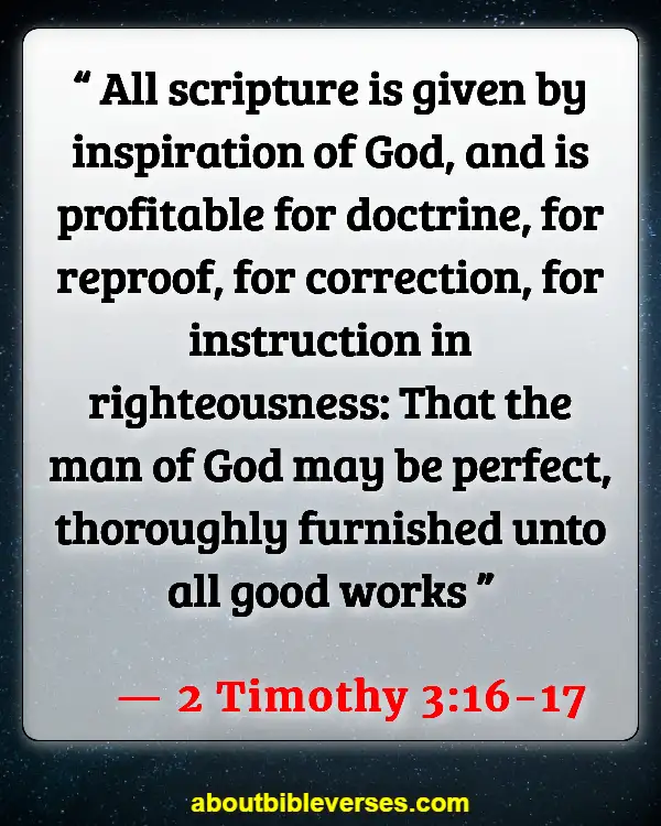 Bible Verses About Vocation (2 Timothy 3:16-17)